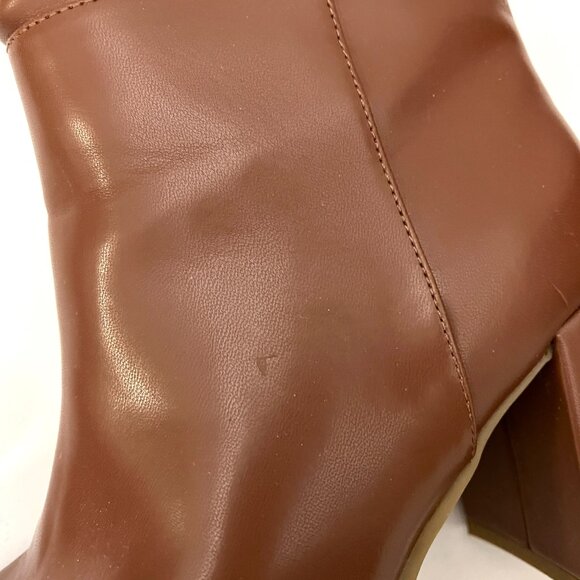 A New Day Eve Riding Block Heel Faux Leather Boots - Picture 6 of 16